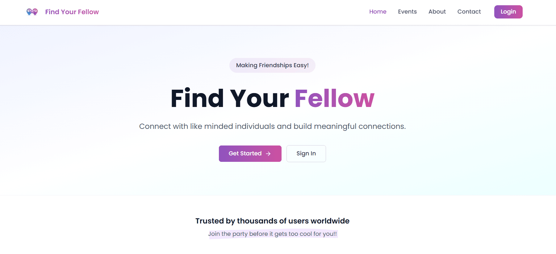 Find Your Fellow project preview